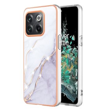 Marble OnePlus Ace Pro / 10t Suojakotelo - Valkoinen Marble