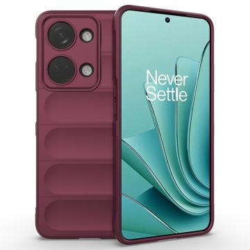 Pehmeä kahva muotoiltu kuori OnePlus Nord 3 / OnePlus Ace 2V - Viininpunainen