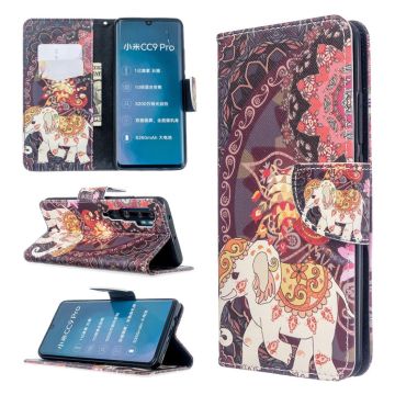 Wonderland Xiaomi Mi CC9 Pro / Xiaomi Mi Note 10 / Xiaomi Mi Note 10 Pro flip kuoret - Malanda Ja Norsu