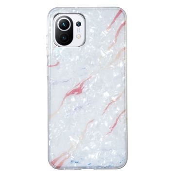 Marble Xiaomi Mi 11 Lite 5G / Mi 11 Lite Suojakotelo - Valkoinen Marble