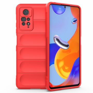 Pehmeä kahva muotoiltu kuori Xiaomi Redmi Note 11 Pro 5G / Xiaomi Redmi Note 11 Pro - Punainen