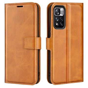 Lompakko Nahkakotelo For Xiaomi Redmi Note 11 Pro 5G / 11 Pro Plus 5g - Keltainen