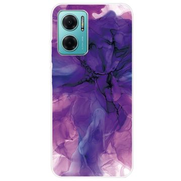 Marble design Xiaomi Redmi Note 11E kotelot - Unenomainen Violetti Marmori