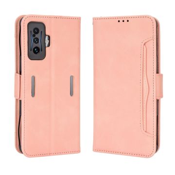 Xiaomi Poco F4 GT / Xiaomi Redmi K50 Gaming moderni nahkainen lompakkokotelo - Pinkki