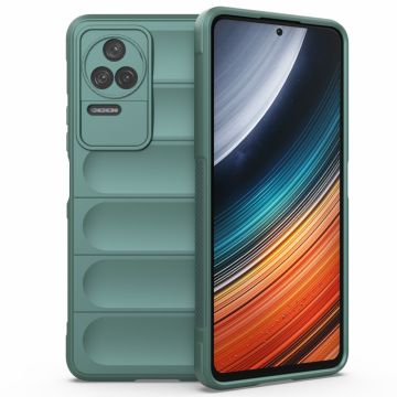 Pehmeä kahva muotoiltu kuori Xiaomi Poco F4 / Xiaomi Redmi K40S - Vihreä