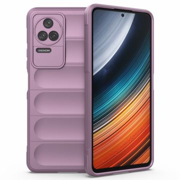 Pehmeä kahva muotoiltu kuori Xiaomi Poco F4 / Xiaomi Redmi K40S - Vaaleanvioletti