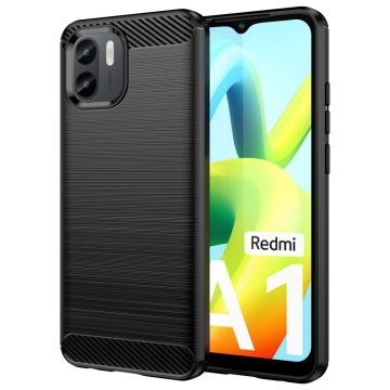 Carbon Flex Suojakotelo Xiaomi Redmi A1 - Musta