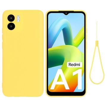 Matta nestesilikoninen kuori Xiaomi Redmi A1 - Keltainen