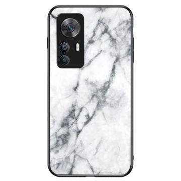 Fantasy Marble Xiaomi 12T / Redmi K50 Ultra Suojakuori - Valkoinen Marble