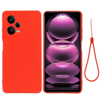 Matta nestesilikoninen kuori Xiaomi Redmi Note 12 Explorer - Punainen