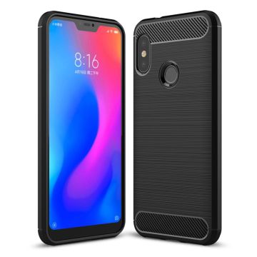 Carbon Flex Xiaomi Mi A2 Lite kuoret - Musta