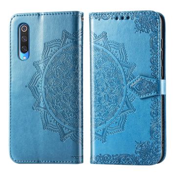 Mandala Xiaomi Mi 9 Pro Flip kotelot - Sininen