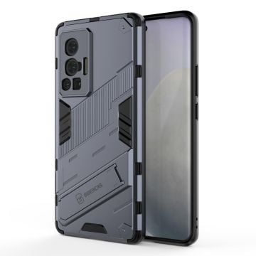 Iskunkestävä hybridikotelo Vivo X70 Pro - Tummansininen