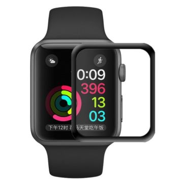 Apple Watch Series 4 40mm 3D kokonaan peittävä katkaistu lasi kellon näyttö suojakalvo - Transparentti