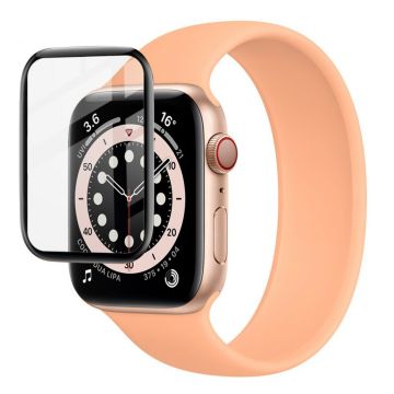 IMAK Apple Watch 40mm musta-reunainen näytönsuojus