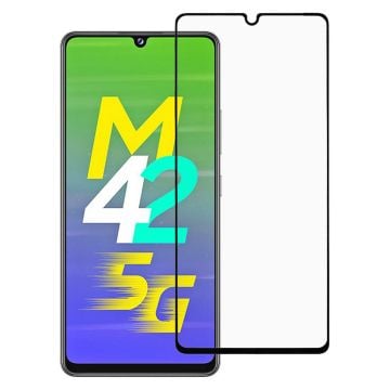 Samsung Galaxy M42 5G kosketusherkkä ja temperoitu suojalasi