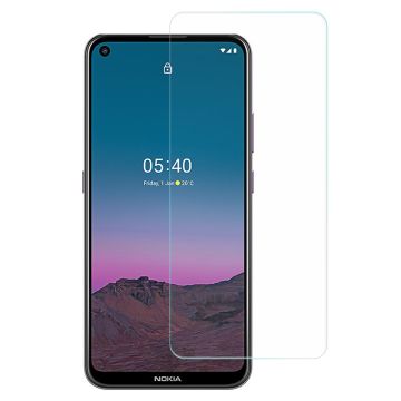 AMORUS kaaren reuna karkaistua lasia näytön suojakalvo Nokia 5.4 varten