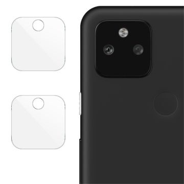 2Pcs IMAK Google Pixel 5a karkaistua lasia kameran linssin suojus