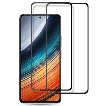 2 kpl AMORUS erittäin vahva lasi näytönsuoja Xiaomi Poco F4 / Redmi K40S