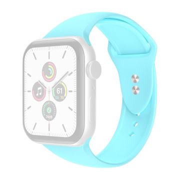 Apple Watch Series 8 (41mm) yksinkertainen silikoninen ranneke - Taivaansininen