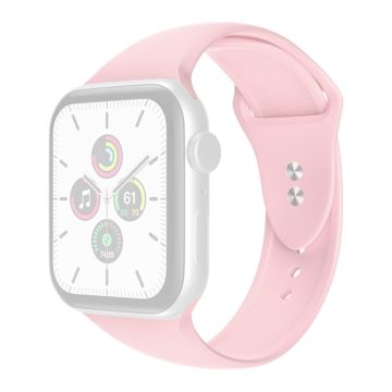 Apple Watch Series 8 (41mm) yksinkertainen silikoninen ranneke - Pinkki