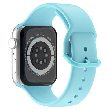 Yksinkertainen silikoninen kellohihna Apple Watch Series 8 (41mm) - Vauvasininen