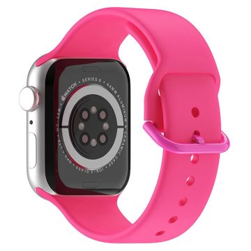 Yksinkertainen silikoninen kellohihna Apple Watch Series 8 (41mm) - Ruusu