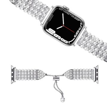 Apple Watch Series 8 (41mm) kellonhihna helmiäiskoristeinen kelloranneke