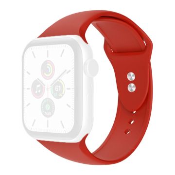 Apple Watch Series 8 (41mm) silikoninen ranneke - Punainen Koko: S / M