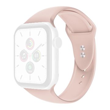 Apple Watch Series 8 (41mm) silikoninen ranneke - Vaaleanpunainen Koko: S / M