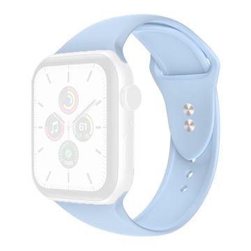 Apple Watch Series 8 (41mm) silikoninen ranneke - Sininen Violetti Koko: S / M