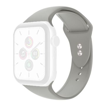 Apple Watch Series 8 (41mm) silikoninen ranneke - Rock Grey Koko: S / M