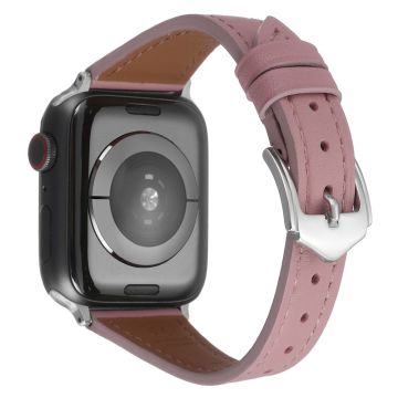 Apple Watch Series 8 (41mm) aito nahkaranneke - Pinkki