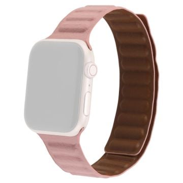 Apple Watch Series 8 (41mm) aito nahkaranneke - Pinkki