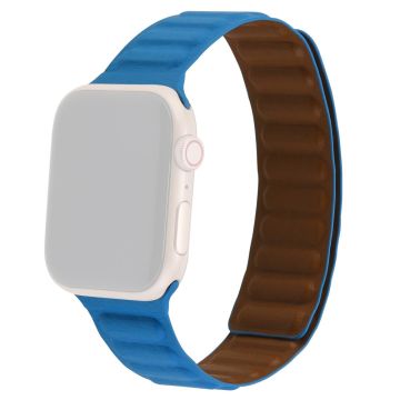 Apple Watch Series 8 (41mm) aito nahkaranneke - Krysanteemi Orkidea