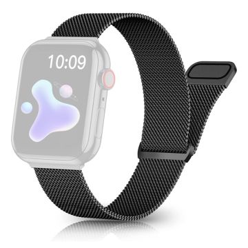 Apple Watch Series 8 (41mm) ruostumattomasta teräksestä valmistettu ranneke - Musta