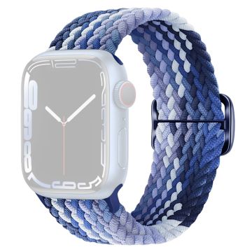 Apple Watch Series 8 (41mm) joustava, kudottu ranneke - Mustikka