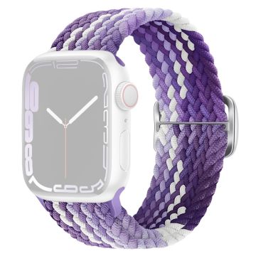 Apple Watch Series 8 (41mm) joustava, kudottu ranneke - Violetti