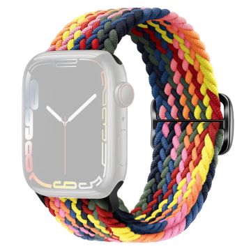 Apple Watch Series 8 (41mm) joustava, kudottu ranneke - Monivärinen