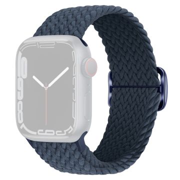 Apple Watch Series 8 (41mm) joustava, kudottu ranneke - Tummansininen