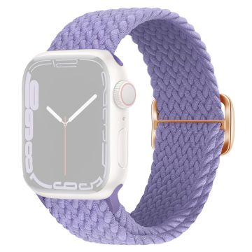 Apple Watch Series 8 (41mm) joustava, kudottu ranneke - Laventeli Violetti