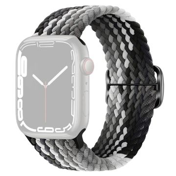 Apple Watch Series 8 (41mm) joustava, kudottu ranneke - Gradientti Harmaa