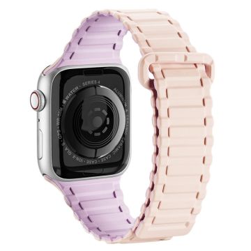 DUX DUCIS Apple Watch Series 8 (41mm) silikoninen ranneke - Pinkki / Violetti