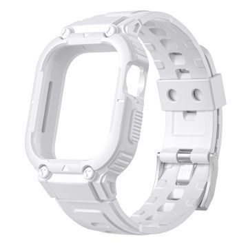 Apple Watch Series 8 (41mm) silikoninen ranneke - Valkoinen