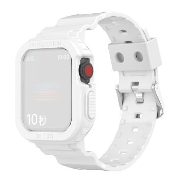 Apple Watch Series 8 (41mm) suojakellon hihna ja suojus - Valkoinen