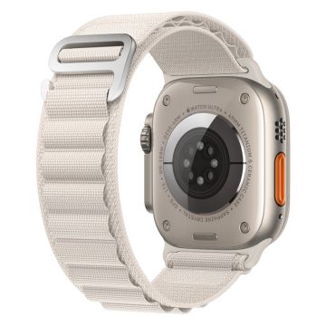 Apple Watch Series 8 (41mm) nylonkellohihna - Valkoinen