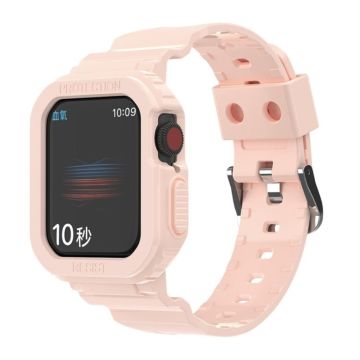 Apple Watch Series 8 (41mm) suojakellon hihna ja suojus - Pinkki