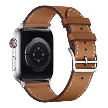 IMAK Apple Watch Series 8 (41mm) nahkaranneke - Ruskea