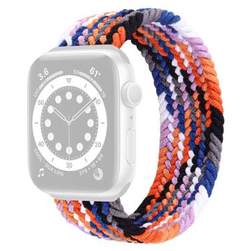 Apple Watch Series 8 (41mm) joustava nailon kellonhihna - Väri Oranssi Koko: L