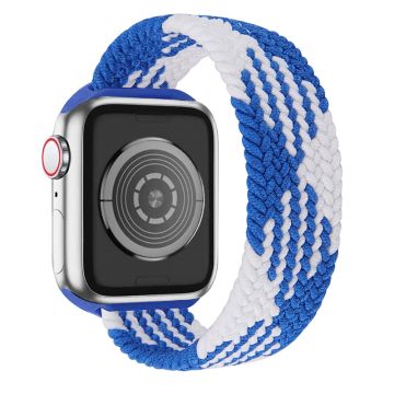 Apple Watch Series 8 (41mm) joustava kudottu kellonhihna - Sininen + Sininen